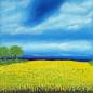 Mobile Preview: Buy original oil painting landscape painting - rapeseed field